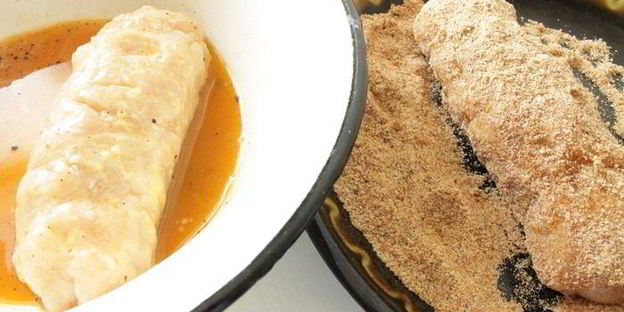 куриные рулеты с яблочно-ореховой начинкой