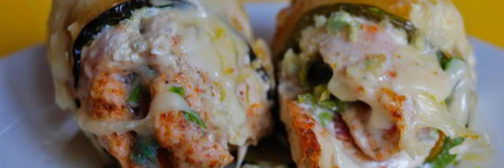 Куриные рулеты в сюртучках