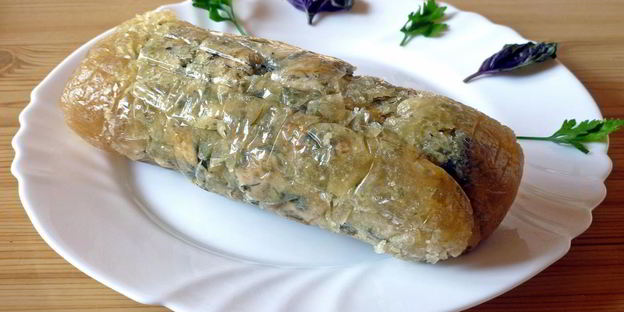 мраморный рулет из курицы