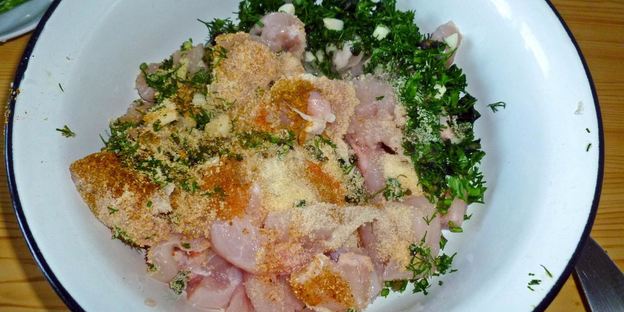 мраморный рулет из курицы