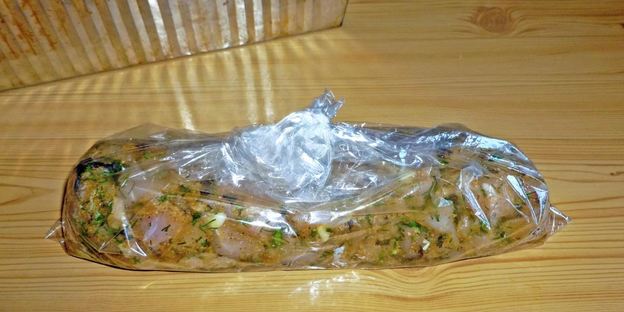 мраморный рулет из курицы