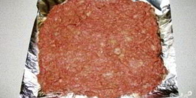 мясной рулет с картофелем