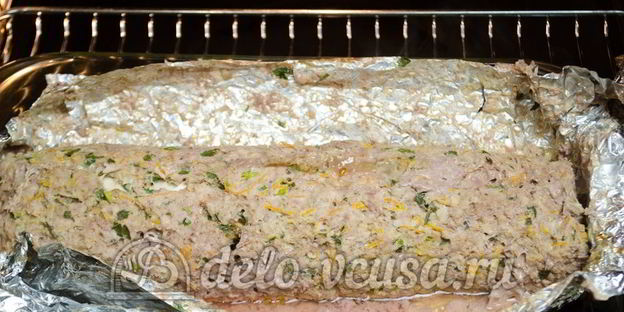 мясной рулет с яйцом