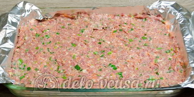 мясной рулет с яйцом