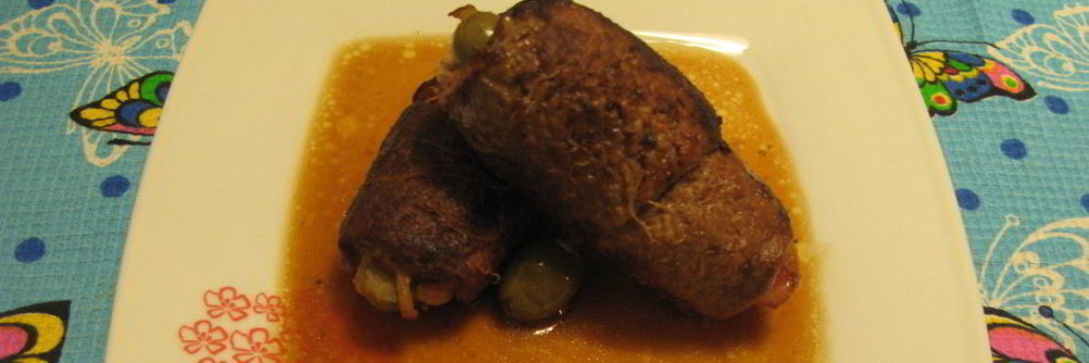 Мясные рулетики из говядины