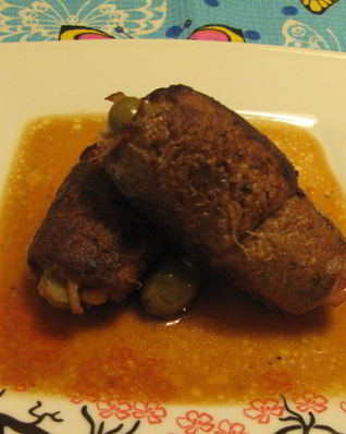 Мясные рулетики из говядины