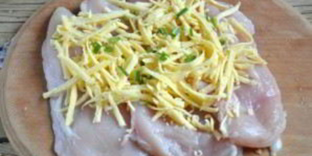 новогодний рулет из курицы