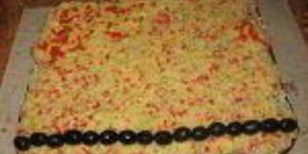 праздничный сырный рулет