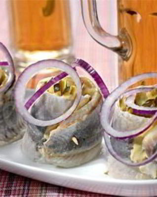 Рольмопсы — рулетики из сельди