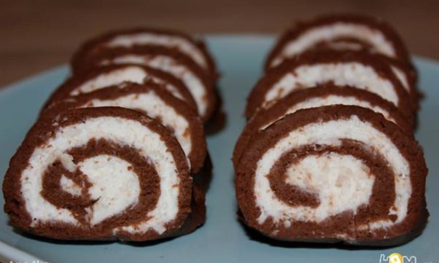 Рецепт рулета без выпечки