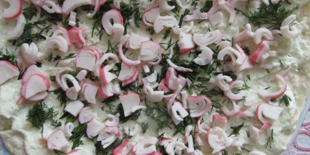 рулет из домашнего лаваша с начинкой