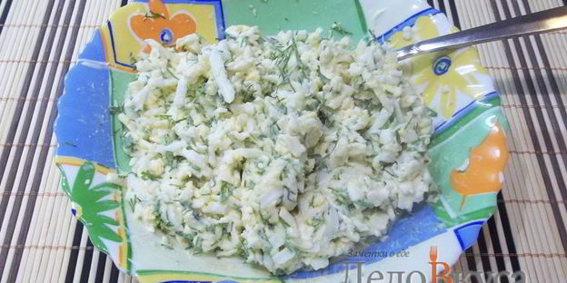 рулет из крабовых палочек