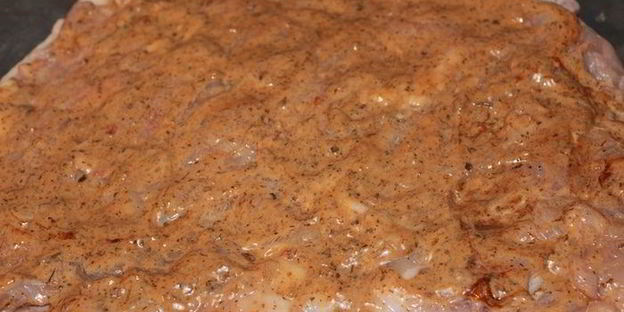 рулет из курицы с аджикой