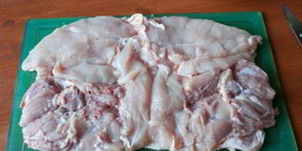 рулет из курицы с печенью