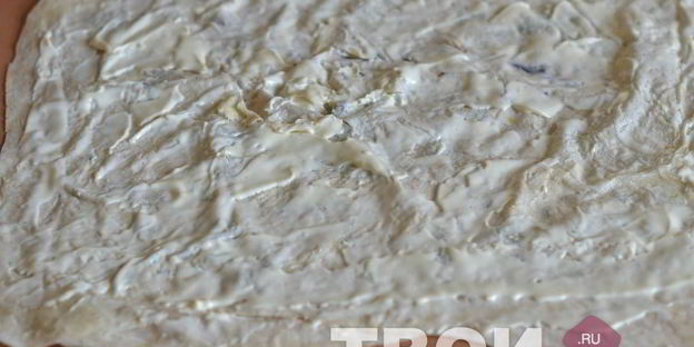 рулет из лаваша с семгой