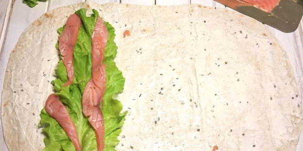 рулет из семги