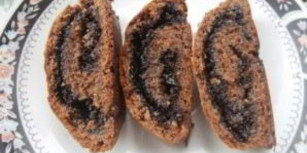 рулет из творожного теста с маком