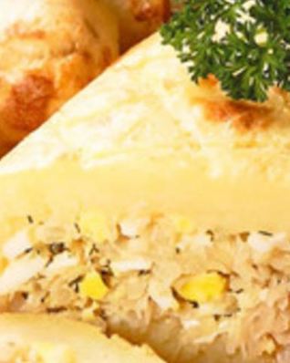 Рулет картофельный