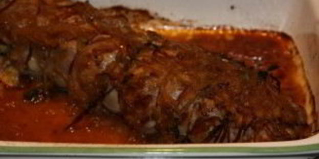 рулет на сковороде