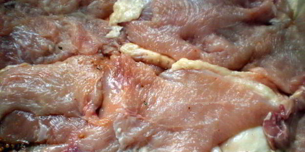 рулет с мясом и яблоками