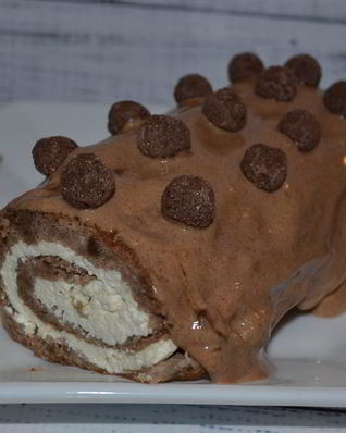 Рулет с творогом