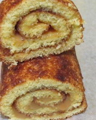 Рулет с вареной сгущенкой