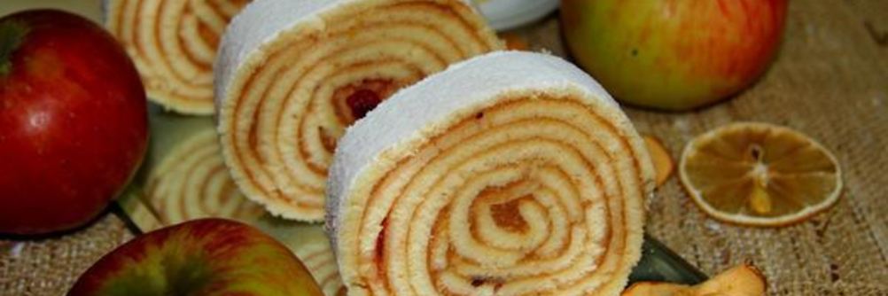 Рулет с яблоками Bolo de Rolo