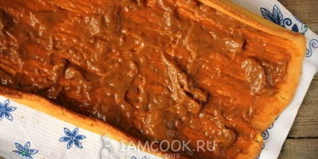 рулет со сгущенкой