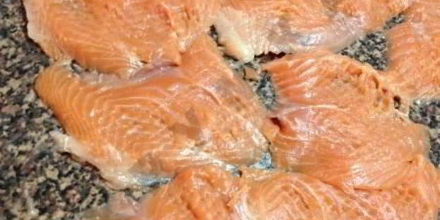 рулетики из форели с апельсинами