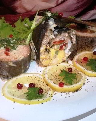 Рулетики из рыбы с начинкой