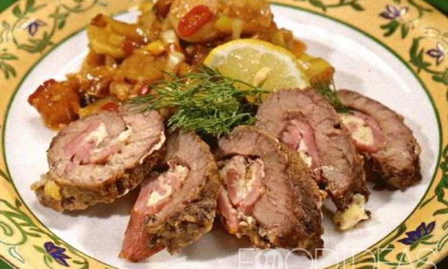 Рецепт рулетиков из телятины
