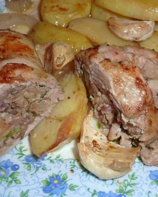 Рулетики с грибами для хоббитов