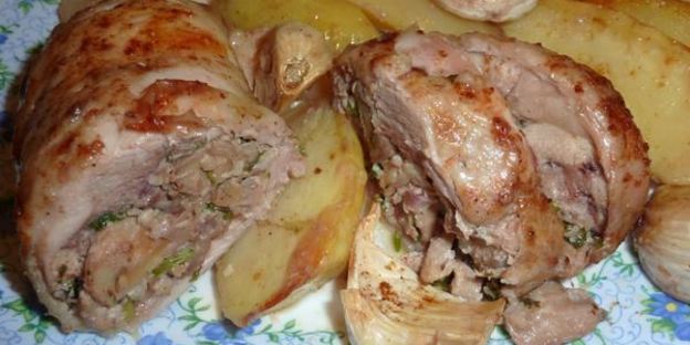 рулетики с грибами для хоббитов