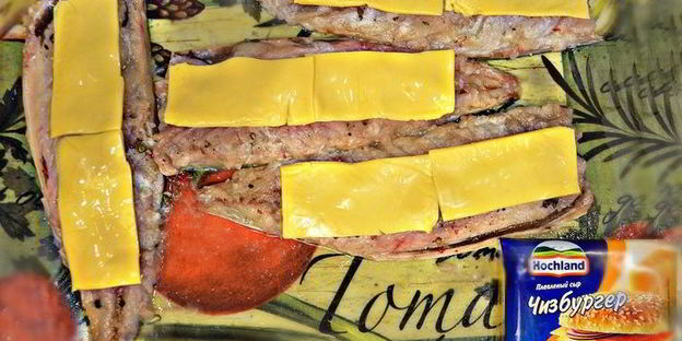 рулеты из скумбрии с сыром и овощами