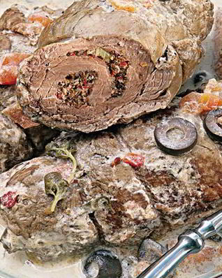 Рулеты из телятины нисуаз