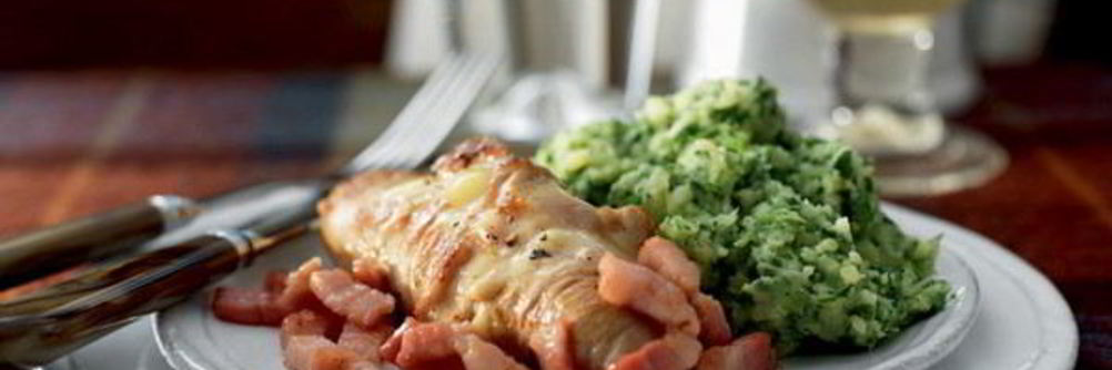 Рулеты из эскалопа с сыром