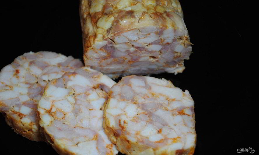 Рецепт сногсшибательного куриного рулета мраморного