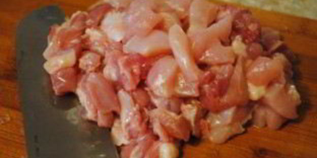 сногсшибательный куриный рулет мраморный