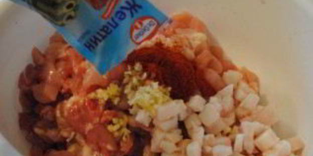 сногсшибательный куриный рулет мраморный