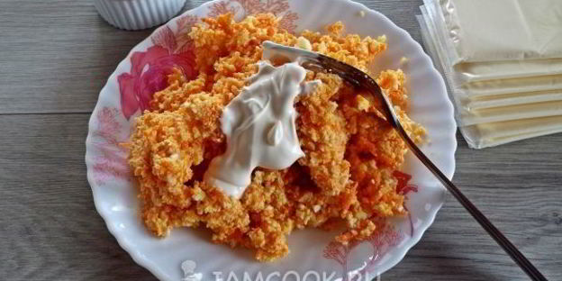 сырные рулетики с пикантной начинкой