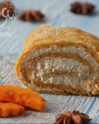 Тыквенный рулет