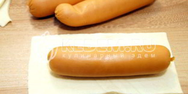 сосиски в тесте цветочки