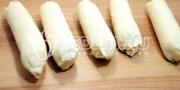 сосиски в тесте цветочки