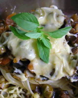 Тальятелле с баклажанами