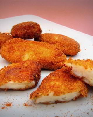 Тапас — крокеты с сыром и ветчиной