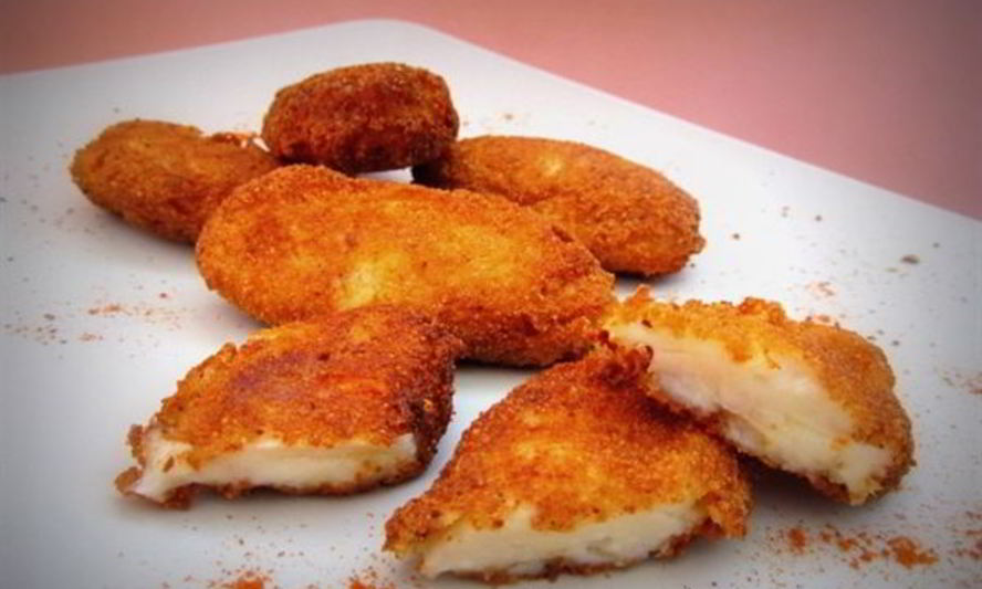 Рецепт тапаса — крокетов с сыром и ветчиной