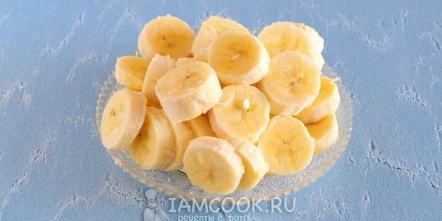 банановый тарт-татен на слоеном тесте