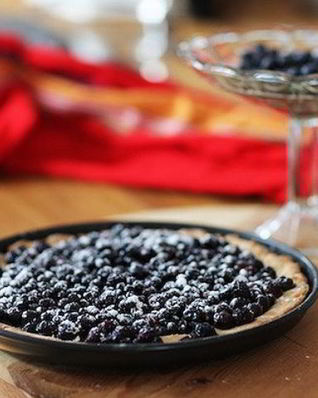 Черничный тарт