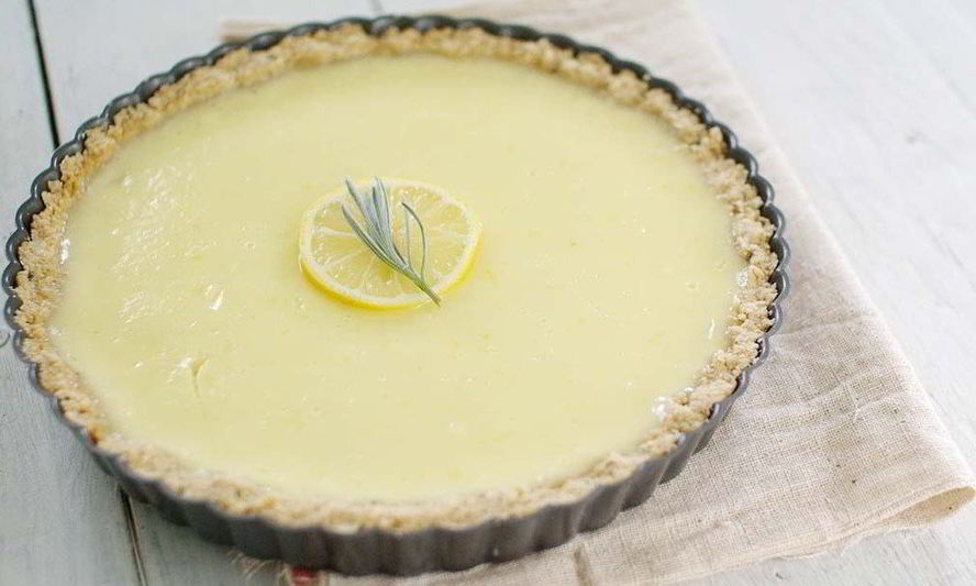 Рецепт йогуртова-лимонного тарт с розмарином