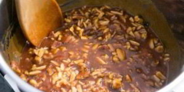 карамельно-ореховый тарт